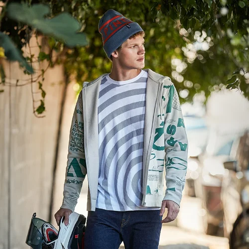 Čiapka wordy cuff beanie (modrá/červená) /ALPINESTARS/ - obr. 1