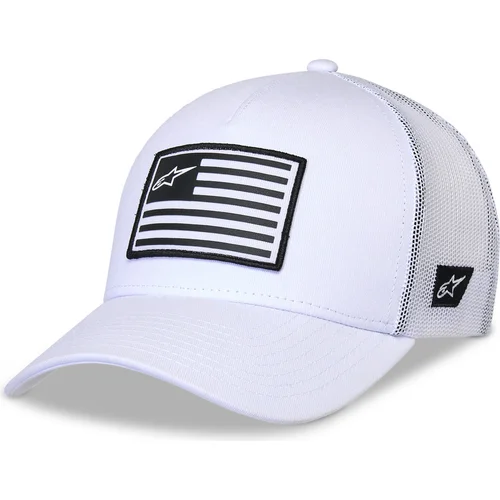 Šiltovka FLAG SNAP HAT, ALPINESTARS (biela/biela)