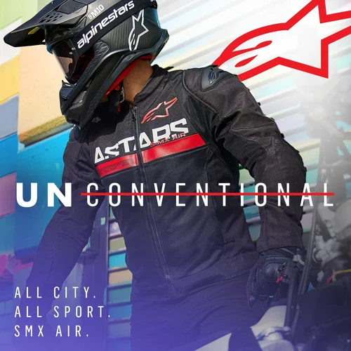 Bunda SMX AIR (čierna/červená fluo, veľkosť L) /ALPINESTARS/ - obr. 11