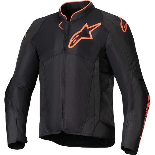 Bunda VIPER AIR V4 ALPINESTARS 3300925-1030-XL (čierna/červená fluo, veľkosť XL)