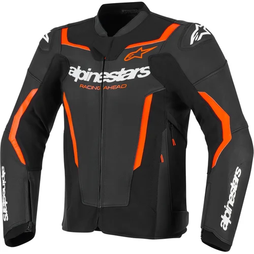 Bunda GP FORCE V2 ALPINESTARS 3100226-1030-56 (čierna/červená fluo/biela, veľkosť 56)