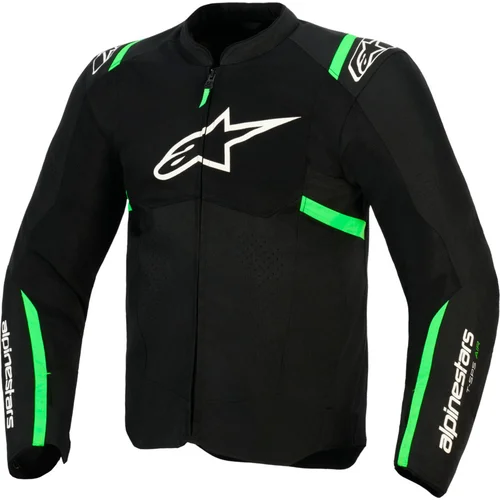 Bunda T-SPS AIR V2 ALPINESTARS 3301025-167-XL (čierna/zelená fluo, veľkosť XL)