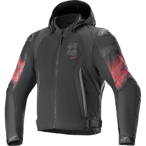 Bunda zaca AIR venom waterproof ALPINESTARS 3303224-1303-L (čierna/červená fluo, veľkosť L)