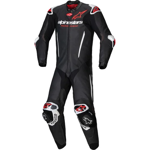 Jednodielna kombinéza GP-R7 ALPINESTARS 3150125-1231-58 TECH-AIR ready/kompatibilná, (čierna/biela/červená fluo, veľkosť 58)