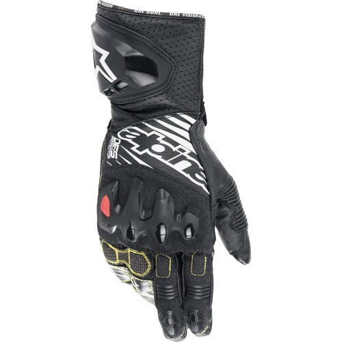 Rukavice GP TECH V2 ALPINESTARS 3556622-12-2XL (čierna/biela, veľkosť 2XL)