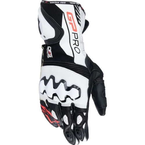 Rukavice GP PRO 4 ALPINESTARS 3556724-12-XL (čierna/biela, veľkosť XL)