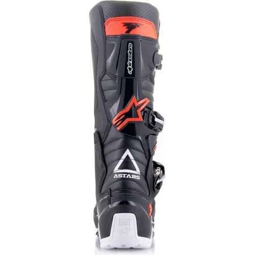 Topánky TECH 7 ENDURO (čierna/červená fluo/biela, veľkosť 49,5) /ALPINESTARS/ - obr. 3
