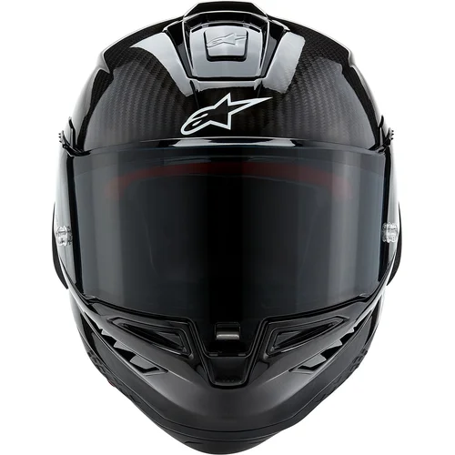 Prilba supertech R10 solid (lesklý karbon/matný karbon, veľkosť 2XL) /ALPINESTARS/ - obr. 4