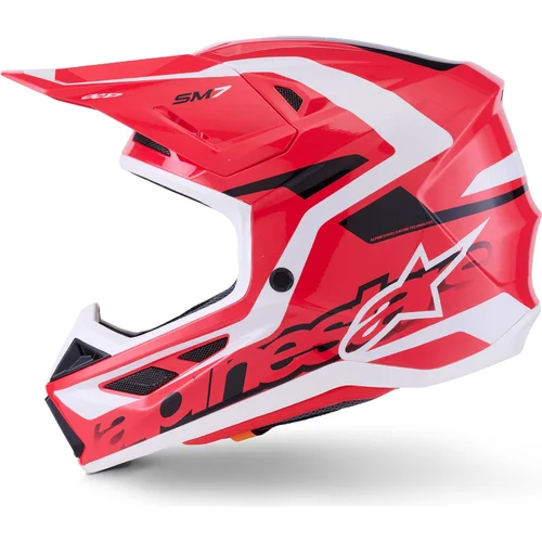 Prilba supertech S-M7 deed (červená/čierna/biela, veľkosť M) /ALPINESTARS/ - obr. 1