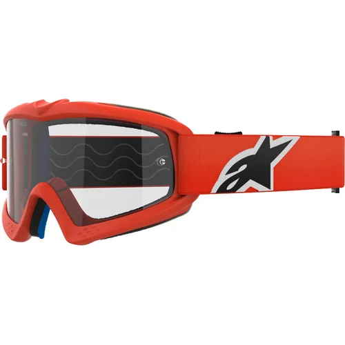 Okuliare VISION YOUTH CORP ALPINESTARS 5140125-430-OS detské, (oranžová, číre plexisklo)