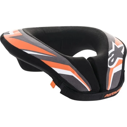 Čierna/oranžová/biela ALPINESTARS 6741018-148-L/XL nákrčník SEQUENCE YOUTH, detský, veľkosť L/XL)