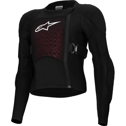 Ochranná vesta BIONIC PLASMA LT YOUTH dlhý rukáv ALPINESTARS 6540126-12-S detská, (čierna/červená/biela, veľkosť S)