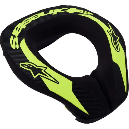 Žltá fluo/čierna ALPINESTARS 6741018-551-S/M nákrčník SEQUENCE YOUTH, detský, veľkosť S/M)