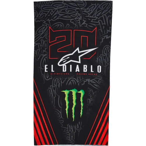 Čierna/červená fluo/modrá/zelená) 2027 ALPINESTARS 4751026-1691-OS nákrčník FQ20 MONSTER kolekcia