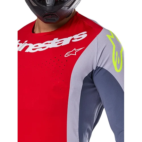 Dres TECHSTAR MELT, (červená/sivá, veľkosť L) /ALPINESTARS/ - obr. 8
