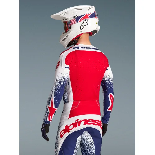Dres TECHSTAR limitovaná edícia UNITY, (červená/biela/modrá, veľkosť L) /ALPINESTARS/ - obr. 9