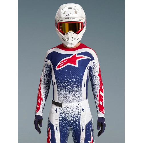 Dres TECHSTAR limitovaná edícia UNITY, (červená/biela/modrá, veľkosť S) /ALPINESTARS/ - obr. 8