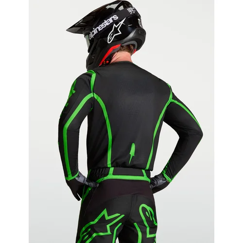Čierna/zelená fluo dres FLUID APEX V2, veľkosť M) /ALPINESTARS/ - obr. 10