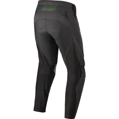 Nohavice TECHSTAR PHANTOM (čierna antracit/zelená neon, veľkosť 32) /ALPINESTARS/ - obr. 1