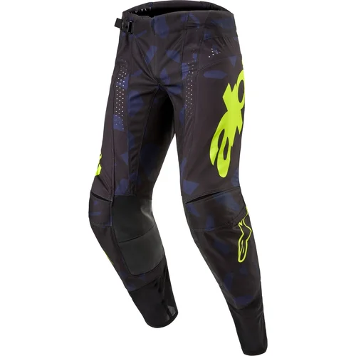 Nohavice TECHSTAR RANTERA ALPINESTARS 3726724-1551-32 (čierna/modrá/žltá fluo, veľkosť 32)
