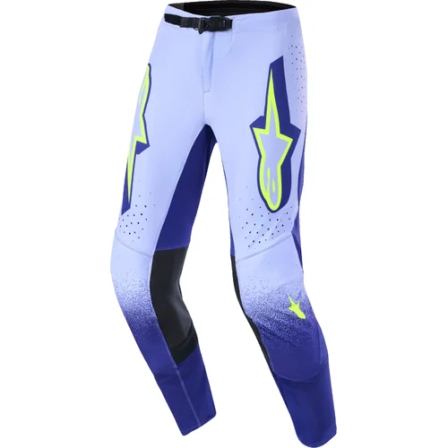 Nohavice SUPERTECH SCENZ ALPINESTARS 3720726-3175-34 (fialová/žltá fluo, veľkosť 34)