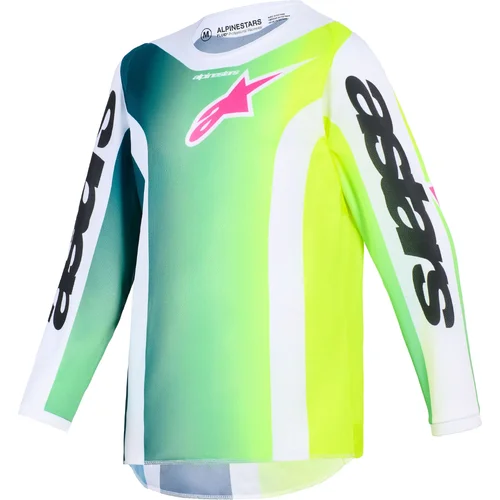 Zelená/biela/čierna ALPINESTARS 3771126-621-XL dres FLUID PORTL YOUTH, detské, veľkosť XL)