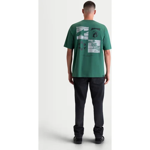 Tričko checkback oversized CSF 1236-72312-60-L (zelená, veľkosť L) /ALPINESTARS/ - obr. 4