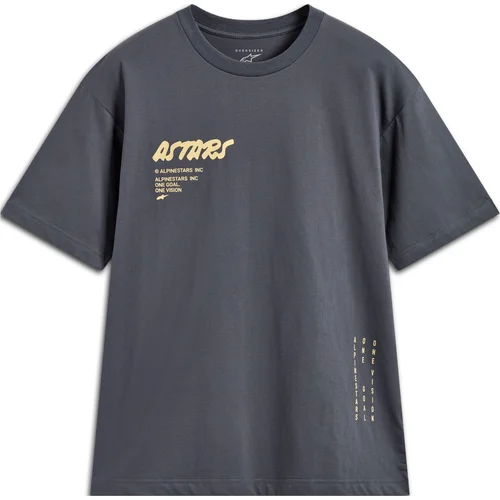 Tričko chalk oversized CSF ALPINESTARS 1236-72300-18-XL (tmavosivá, veľkosť XL)