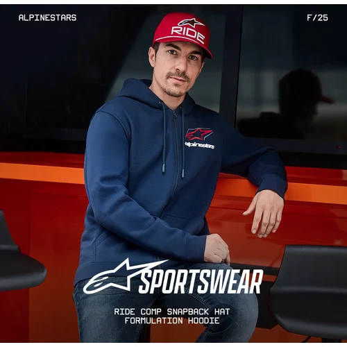 Mikina formulation hoodie (modrá, veľkosť M) /ALPINESTARS/ - obr. 2