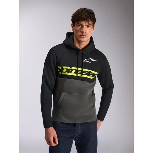 Mikina PARALLEL HOODIE (čierna/sivá, veľkosť M) /ALPINESTARS/ - obr. 8