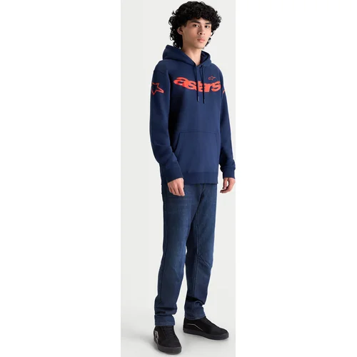 Mikina velocifier hoodie (modrá, veľkosť L) /ALPINESTARS/ - obr. 2