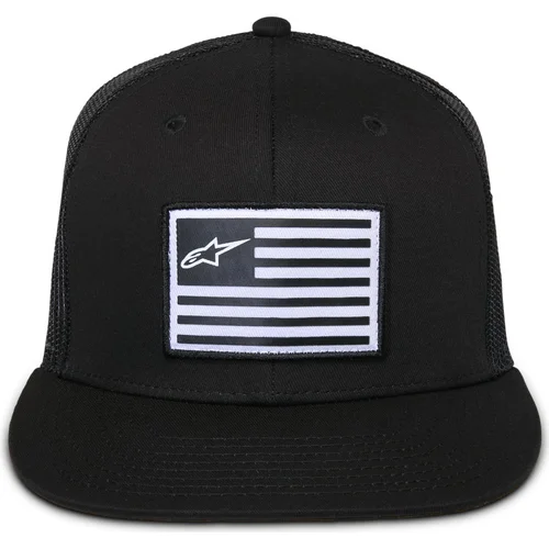 Čierna/čierna) šiltovka FLAG FLAT /ALPINESTARS/ - obr. 2