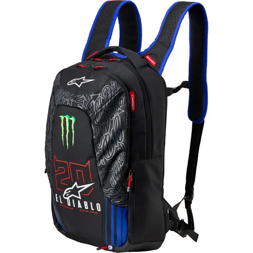 Batoh CITY HUNTER V2 FQ20 MONSTER kolekcia ALPINESTARS 6100426-1691-OS (čierna/červená fluo/modrá/zelená, objem 22 l) 2027