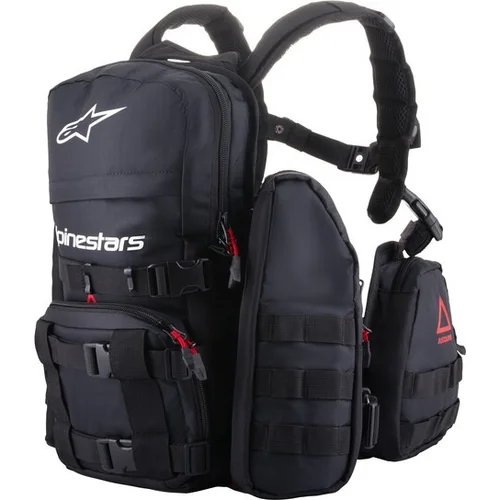 Batoh techdura tactical ALPINESTARS 6104524-12-OS (čierna/biela, celkový objem až 9 l) 2027