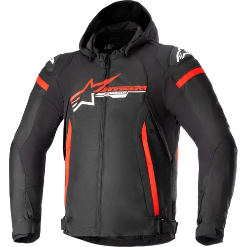 Bunda zaca waterproof ALPINESTARS 3206423-1342-XL (čierna/červená/biela, veľkosť XL)