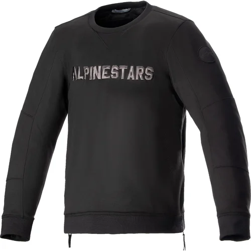 Bunda legit crew fleece ALPINESTARS 4201023-105-XXL (čierna/sivá, veľkosť 2XL)