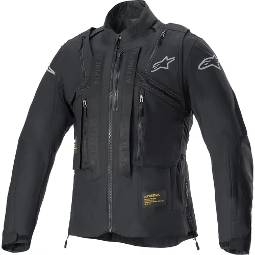 Bunda TECHDURA ALPINESTARS 3704524-1119-L (čierna/reflexná, veľkosť L)