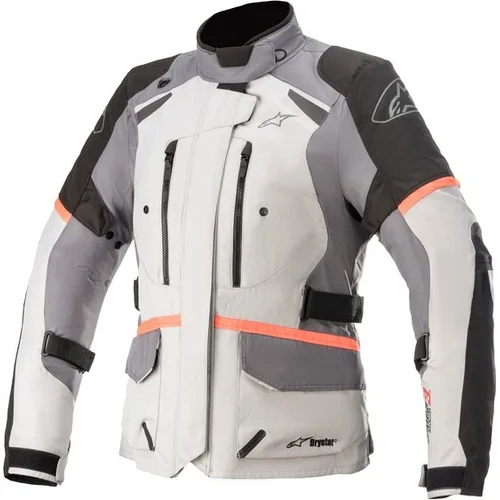 Bunda stella andes drystar ALPINESTARS 3217521-9193-XXL kompatibilná s TECH-AIR 5, dámska, (svetlosivá/tmavosivá/čierna/fluorescenčná ružová, veľkosť 2XL)