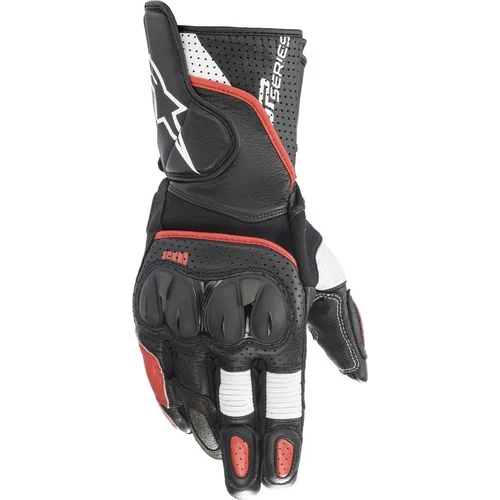 Rukavice SP-2 ALPINESTARS 3558221-1304-S (čierna/biela/červená, veľkosť S)