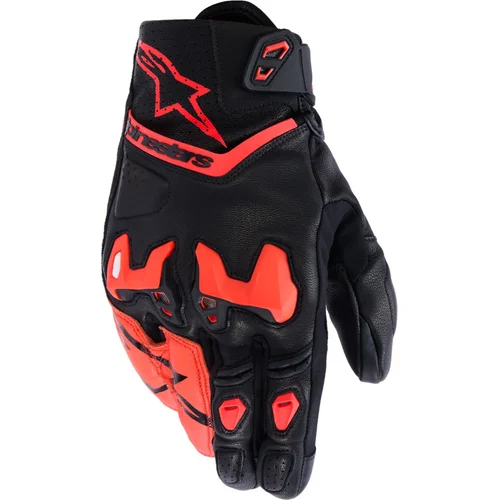 Rukavice SP-R TECH ALPINESTARS 3500426-1030-XL (čierna/červená fluo, veľkosť XL)