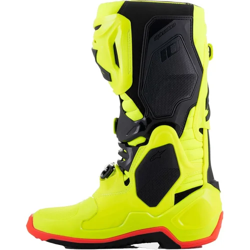 Topánky TECH 10 (žltá fluo/čierna/červená fluo, veľkosť 42) /ALPINESTARS/ - obr. 2
