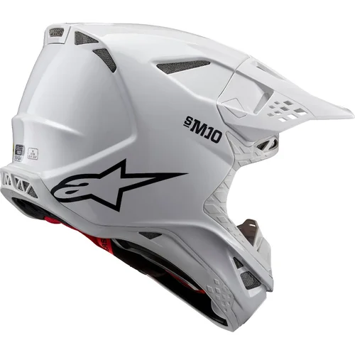 Prilba supertech S-M10 solid 8300123-2180-S (biela, veľkosť S) /ALPINESTARS/ - obr. 3