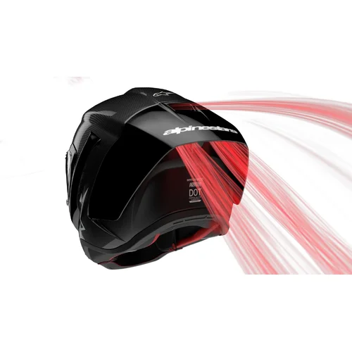 Prilba supertech R10 solid (lesklý karbon/matný karbon, veľkosť XL) /ALPINESTARS/ - obr. 14