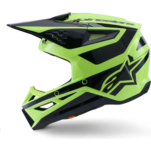 Prilba S-M3 HEAT (žltá fluo/čierna, veľkosť M) /ALPINESTARS/ - obr. 1