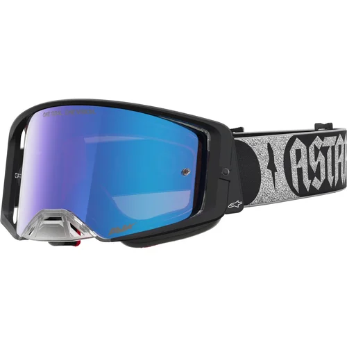 Okuliare SUPERTECH ATROX ALPINESTARS 5100327-1712-TU (čierna/strieborná, zrkadlové ružové plexi) 2027