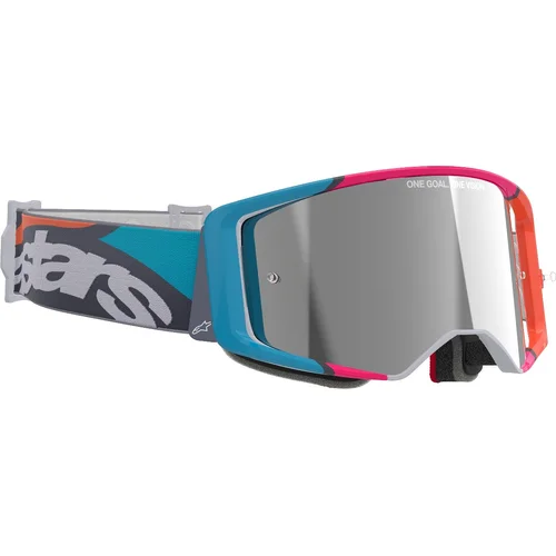 Okuliare SUPERTECH STREAM (sivá/multicolor, zrkadlové strieborné plexisklo) /ALPINESTARS/ - obr. 13