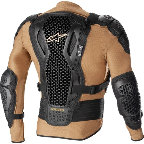 Ochranná vesta BIONIC ACTION 2 (hnedá/čierna, veľkosť 2XL) /ALPINESTARS/ - obr. 1