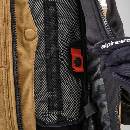 Airbagová vesta TECH-AIR®3 V2 CANVAS systém (béžová, veľkosť M) /ALPINESTARS/ - obr. 10