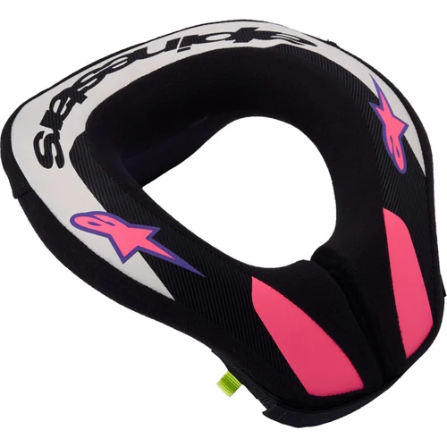 Čierna/svetlosivá/fialová ALPINESTARS 6741018-1568-S/M nákrčník SEQUENCE YOUTH, detský, veľkosť S/M)