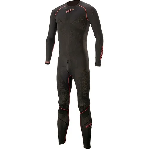 Jednodielna spodná bielizeň pod kombinézu RIDE TECH LITE 1PC ALPINESTARS 4752420-13-XL2XL (čierna/červená, veľkosť XL/2XL)